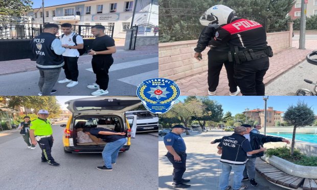 Konya Polisinden çocuk ve gençlerin korunmasına yönelik denetim…