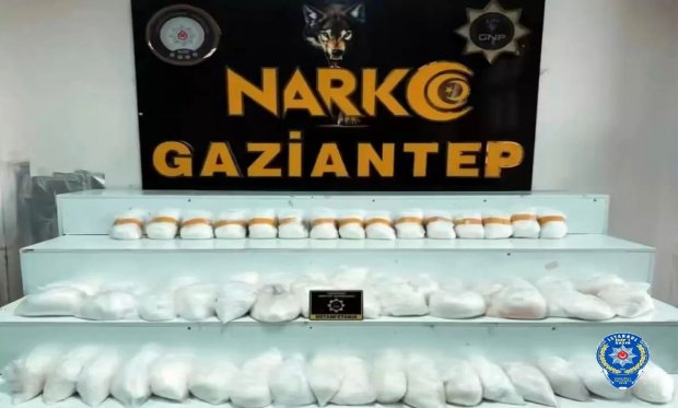 Gaziantep'te 2025'te 612 kilo uyuşturucu ve 2 bin 161 tutuklama…