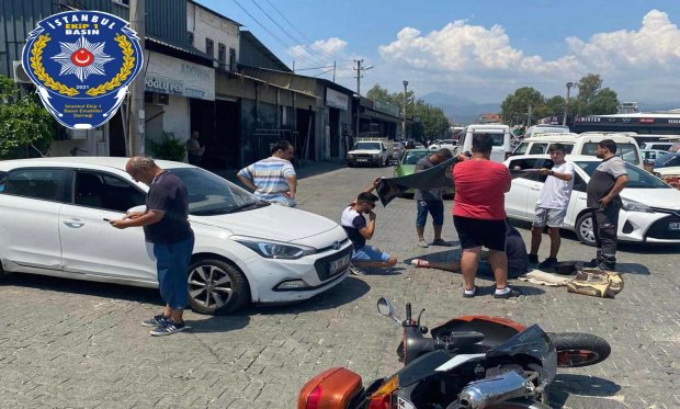 Muğla'da Motosiklet Sürücüsü Kaza Yaptı...