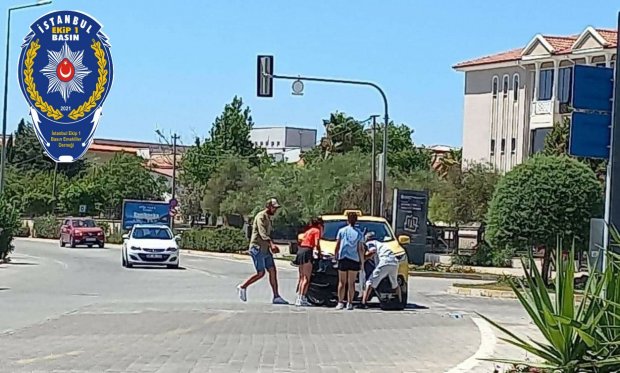 Muğla Fethiye'de Motosiklet İle Ticari Taksi Kaza Yaptı...