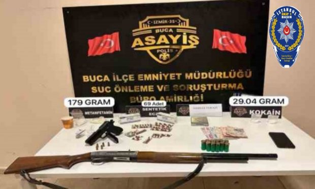 İzmir’de uyuşturucu evine polis baskını: 2 gözaltı...