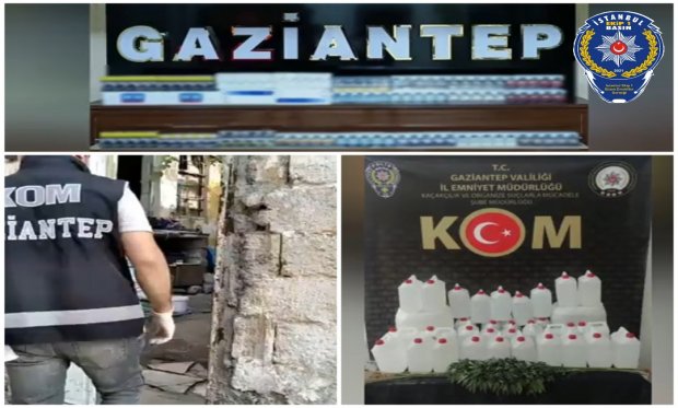 Gaziantep'te kaçakçılık operasyonu: 3 gözaltı...