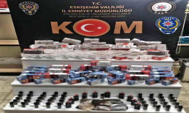 Eskişehir'de kaçakçılık operasyonu...