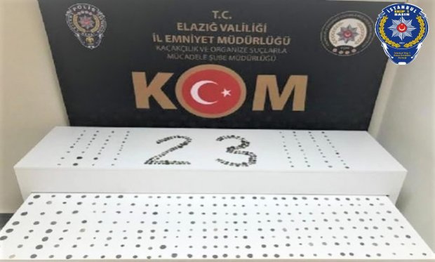 Elazığ'da 470 sikke ele geçirildi...