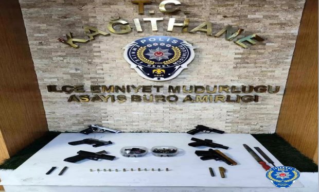 İstanbul’da kuru sıkı silah operasyonu…