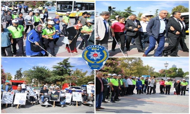 Konya'da "Yayalar İçin 5 Adımda Güvenli Trafik" etkinliği düzenlendi...