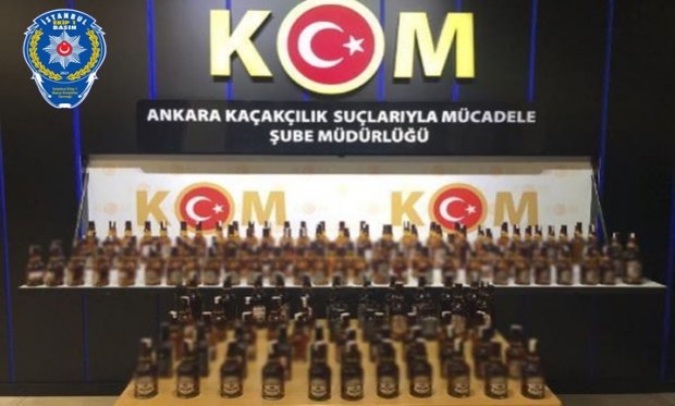 Ankara'da sahte içki operasyonunda 7 kişi gözaltına alındı...