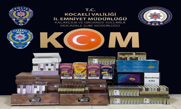 Kocaeli’de kaçak sigara operasyonu...