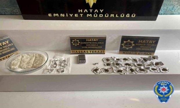 Hatay'da uyuşturucu operasyonu...