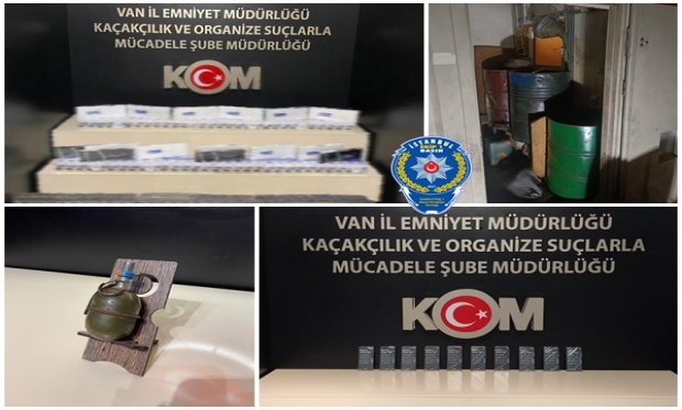 Van'da kaçakçılık operasyonu...