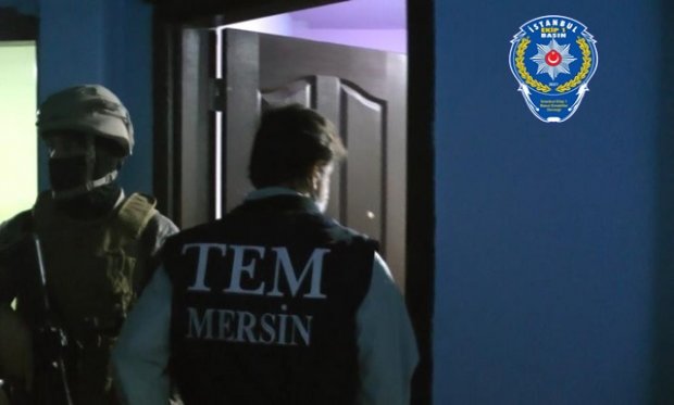 Mersin'de terör operasyonu...