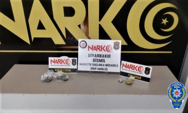 Diyarbakır'da uyuşturucu operasyonu...