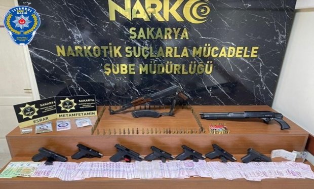 Sakarya'da uyuşturucu operasyonlarında 103 kişi yakalandı...