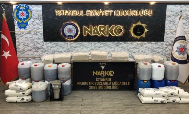 İstanbul'da 500 kilo 750 gram metamfetamin ele geçirildi...