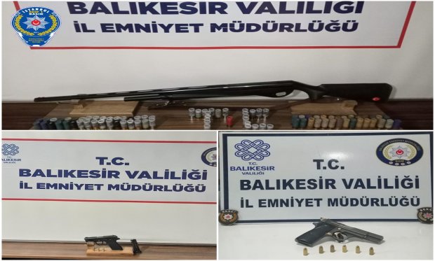 Balıkesir'de aranan 20 şahıs tutuklandı...