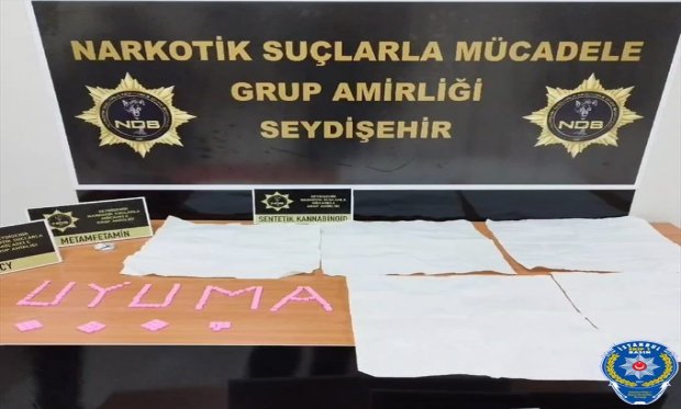 Konya’da uyuşturucu operasyonu...