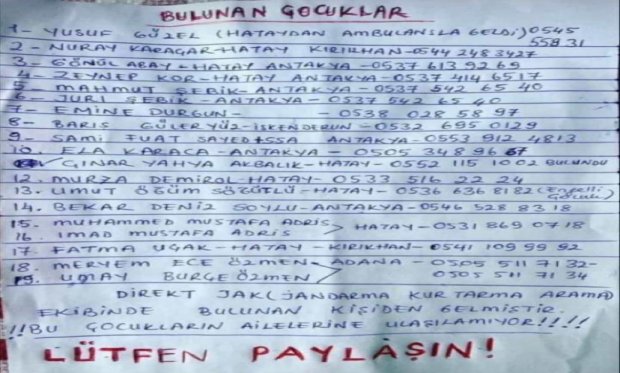 Deprem Bölgelerinde Bulunan Çocuklarımız...