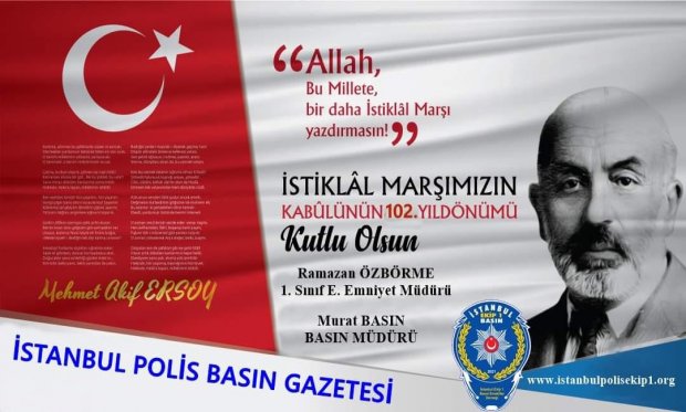 Hakkıdır, Hakk’a tapan milletimin istiklâl!