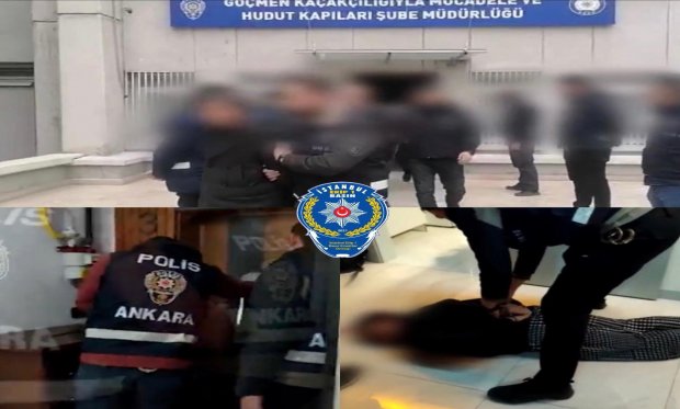 Ankara'da Kaçak Göçmen Operasyonu...