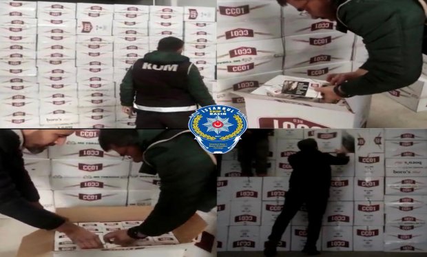 Konya polisinden operasyon! 5 milyona yakın kaçak makaron ele geçirildi...