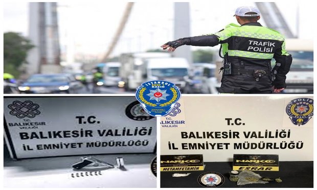 Balıkesir'de Asayiş ve huzur denetimi...