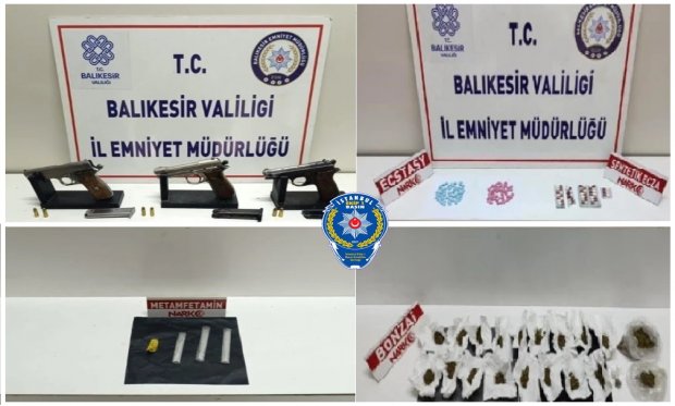 Balıkesir'de uyuşturucu operasyonunu: 6 gözaltı...