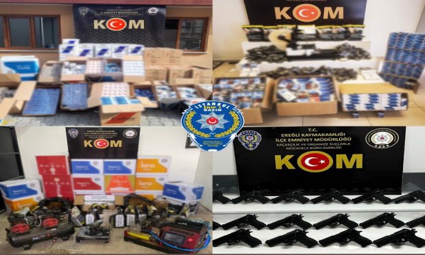 Konya polisinden kaçakçılık operasyonu: 14 kişi yakalandı…