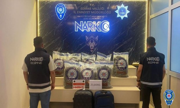 Kapıkule'de 25 kilo 640 gram skunk ele geçirildi…