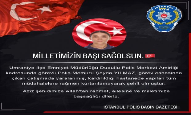 İstanbul Ümraniye'de polise silahlı saldırı…