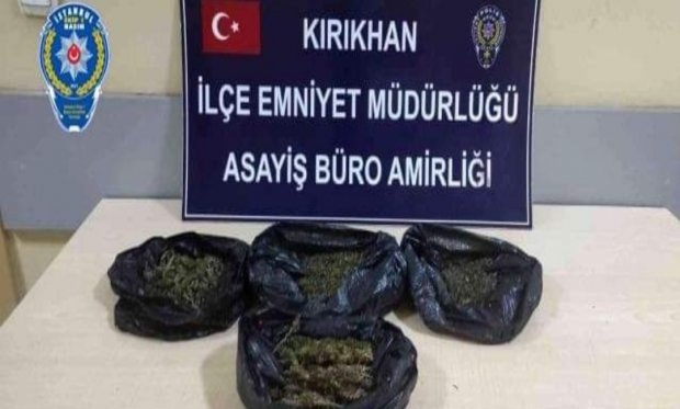 Kırıkhan'da uyuşturucu operasyonu...