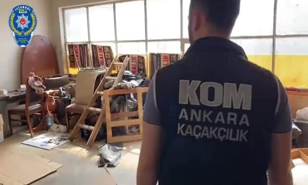 Ankara'da kaçakçılık operasyonu...