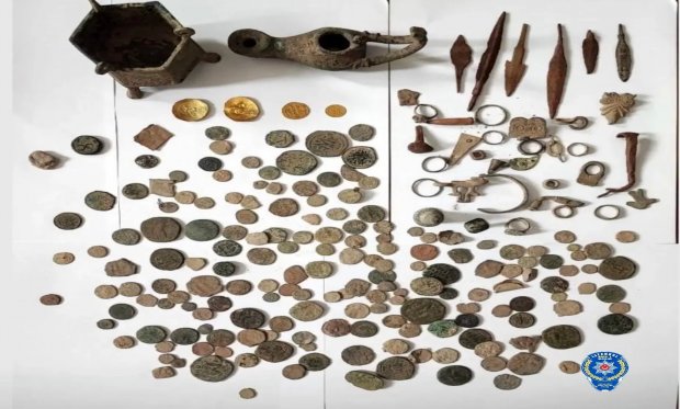 Gaziantep'te tarihi eser kaçakçılığına yönelik operasyon…