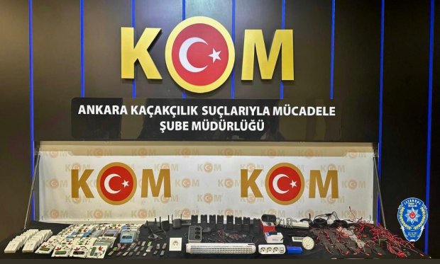 Ankara’da kaçakçılık operasyonu…