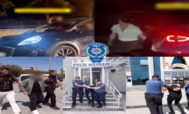 Konya'da trafikte yol kesip hakaret eden 4 magandaya Emniyet gereğini yaptı…