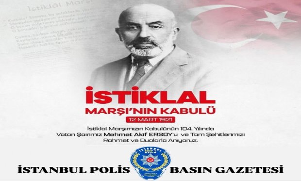 İstiklal marşının kabulü…