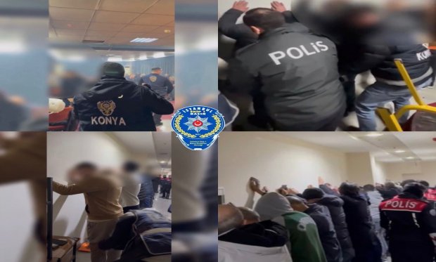 Konya polisinden kumar operasyonu! 78 kişiye rekor ceza….