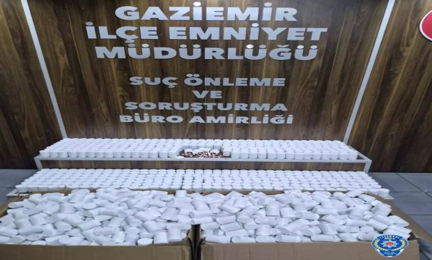 İzmir'de 105 bin sentetik ecza ele geçirildi: 7 gözaltı…