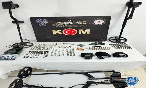 Balıkesir'de tarihi eser kaçakçılığı operasyonu…