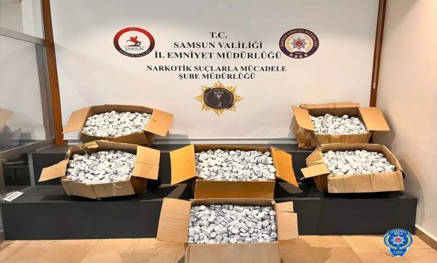 Samsun'da 153 Bin sentetik ecza ele geçirildi…