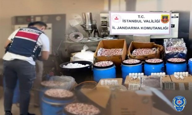 İstanbul’da ıyuşturucu madde imalatçılarına yönelik operasyonda 2 şüpheli tutuklandı….