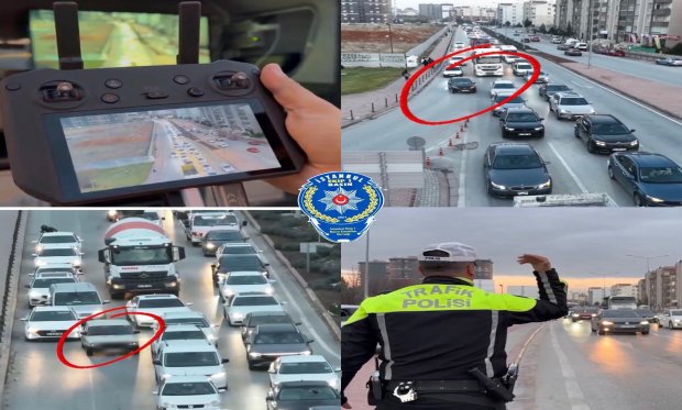 Konya'da Drone destekli denetimde kaynak yapanlara geçit yok…