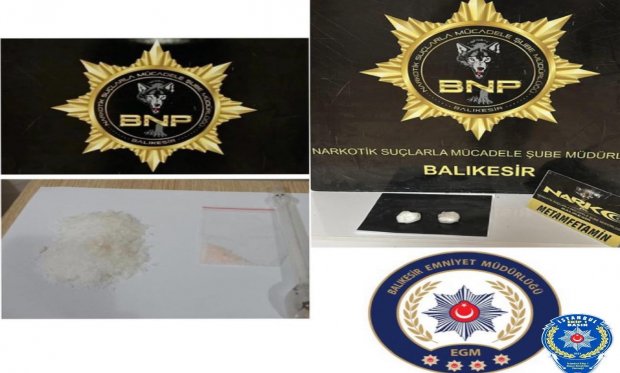 Balıkesir'de uyuşturucu operasyonu….
