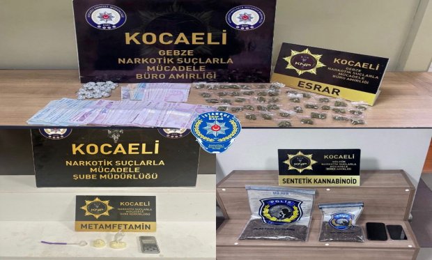 Kocaeli'de uyuşturucu operasyonu: 4 tutuklama…