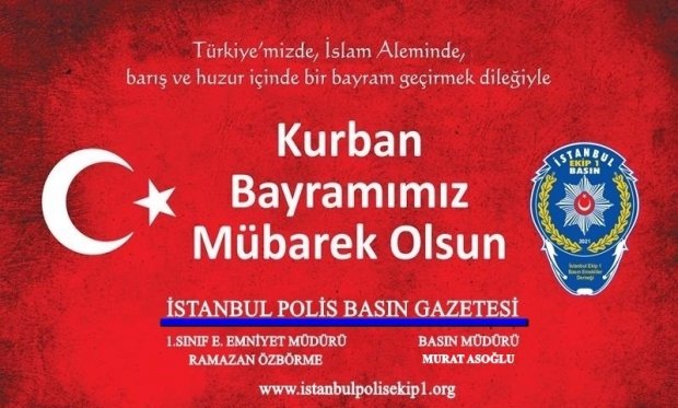 İstanbul Polis Basın Ekip-1 Emekliler Derneğin’ den ‘Kurban Bayramı’ Mesajı;
