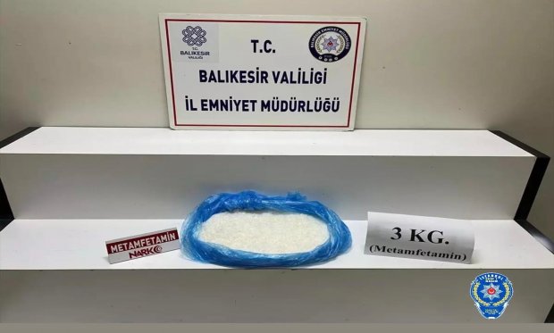 Balıkesir'de uyuşturucu operasyonu…