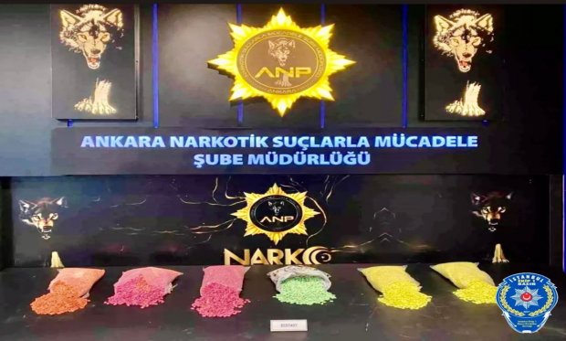 Ankara'da 28 bin 800 ecstasy hap ele geçirildi: 3 şüpheli gözaltına alındı…