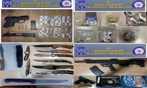Konya polisinden geniş çaplı denetim! Yüzbinlerce şahıs ve araç sorgulandı…