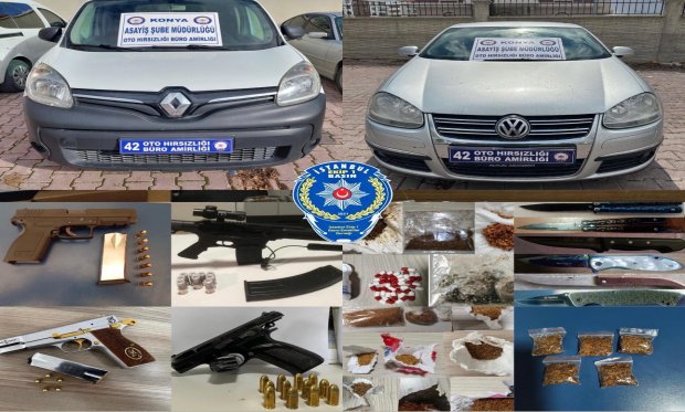 Konya polisinden güven huzur uygulamasında 421 şahıs gözaltına alındı…